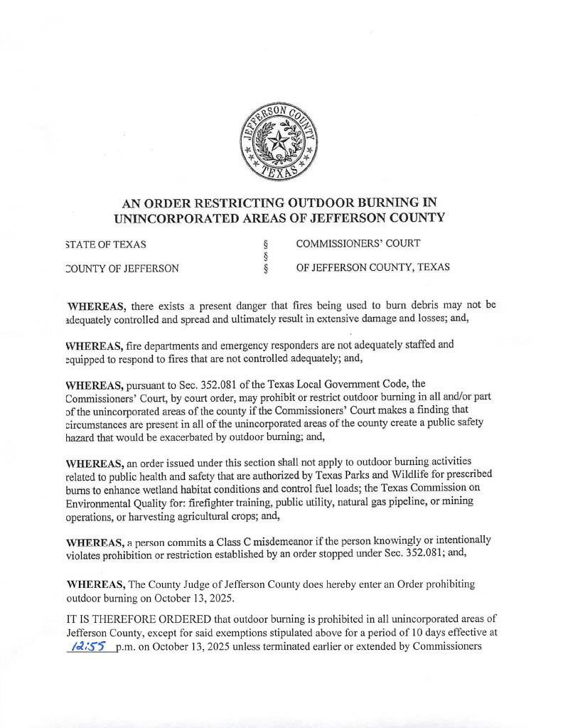 Jefferson County Burn Ban Pg 1
